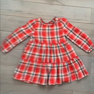 Cat & Jack Red Plaid Casual Dress